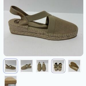 Women's Tan Toni Pons Espadrille Sandals